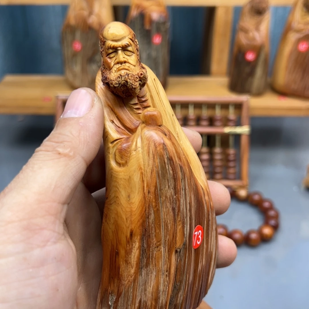 咸***)木崖柏木摆件手把件