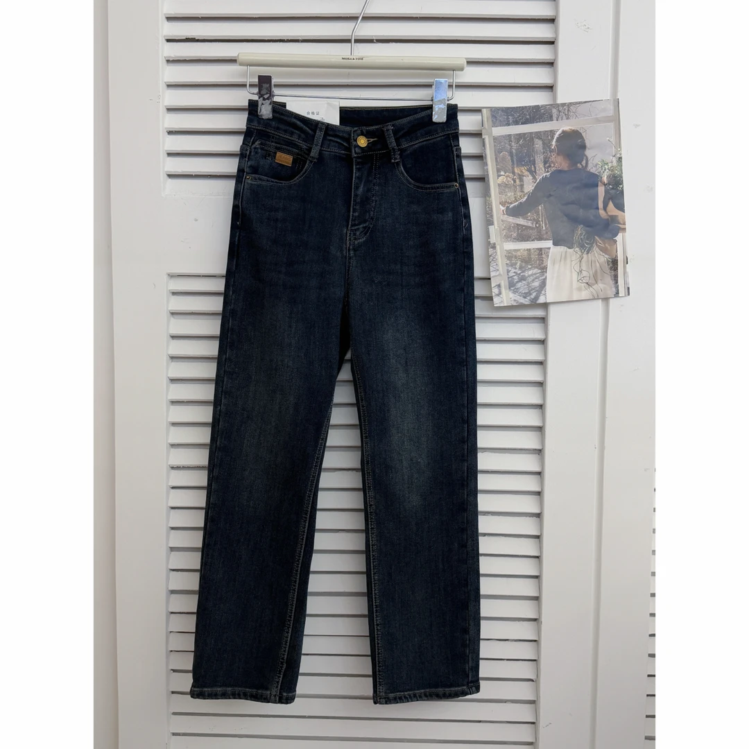 718-2韩版时尚简约牛仔裤90（本H）