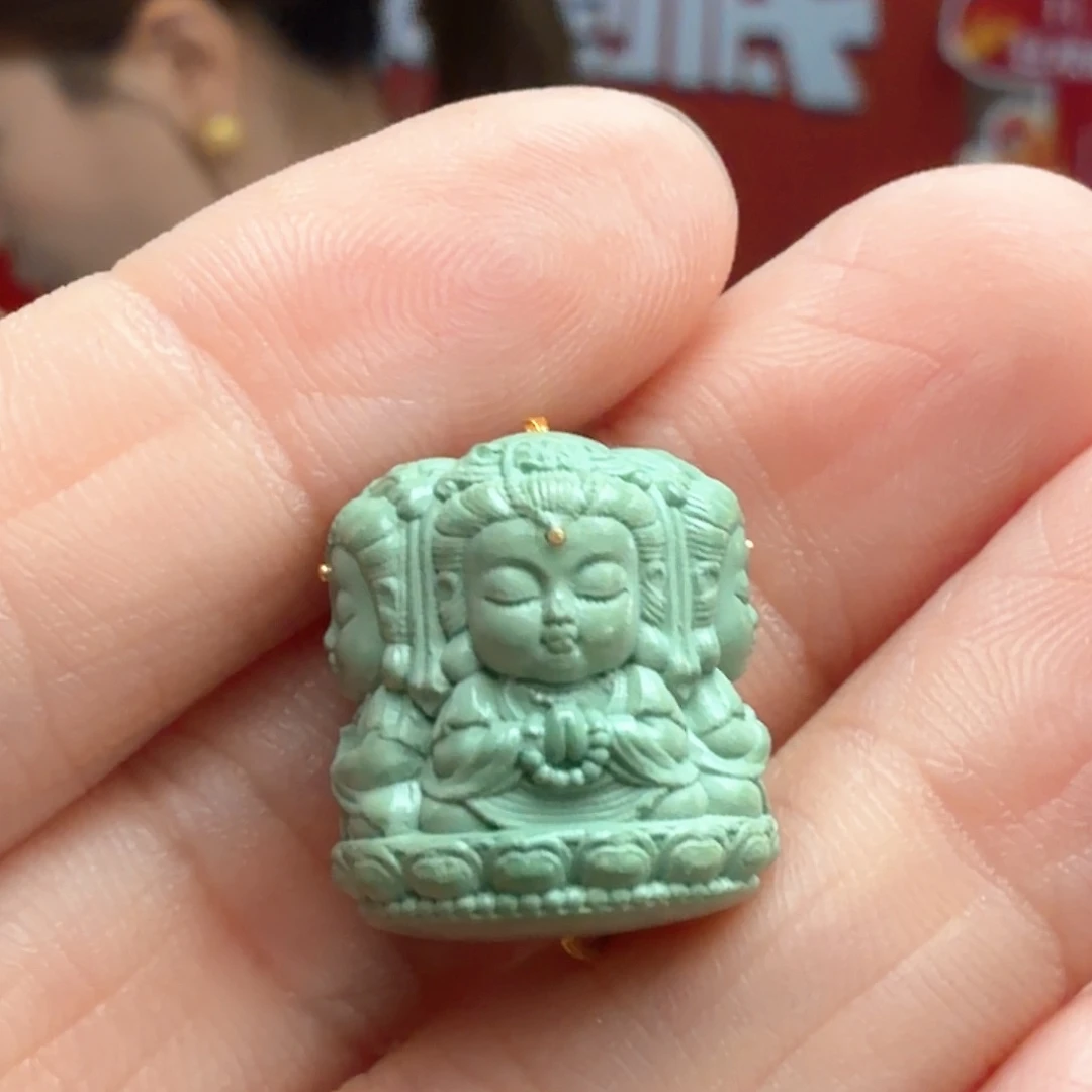 绿松石未镶嵌颈饰