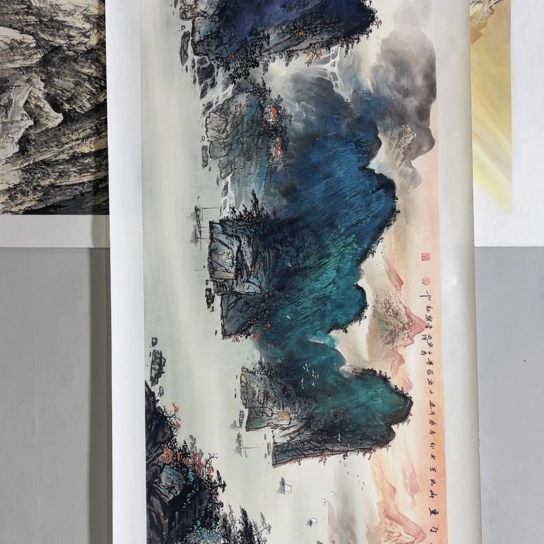 国画李建文180/70泼墨泼彩