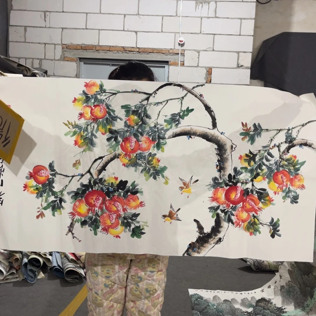 国画书法绘画作品多次艺术画