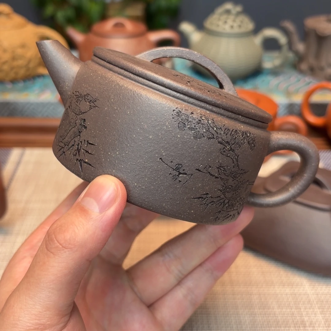 山***人茶壶紫砂宜兴紫砂