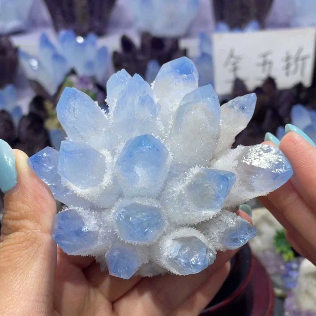 C***.手工艺品琉璃蓝花花花50