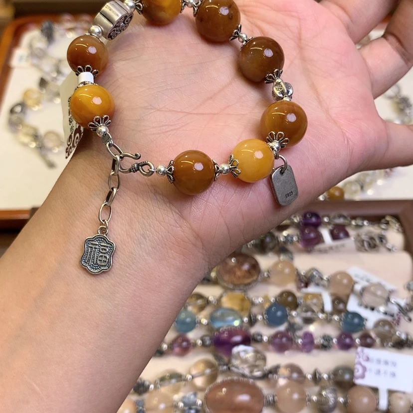 【闪购商品】烟晶手链银S925镶嵌