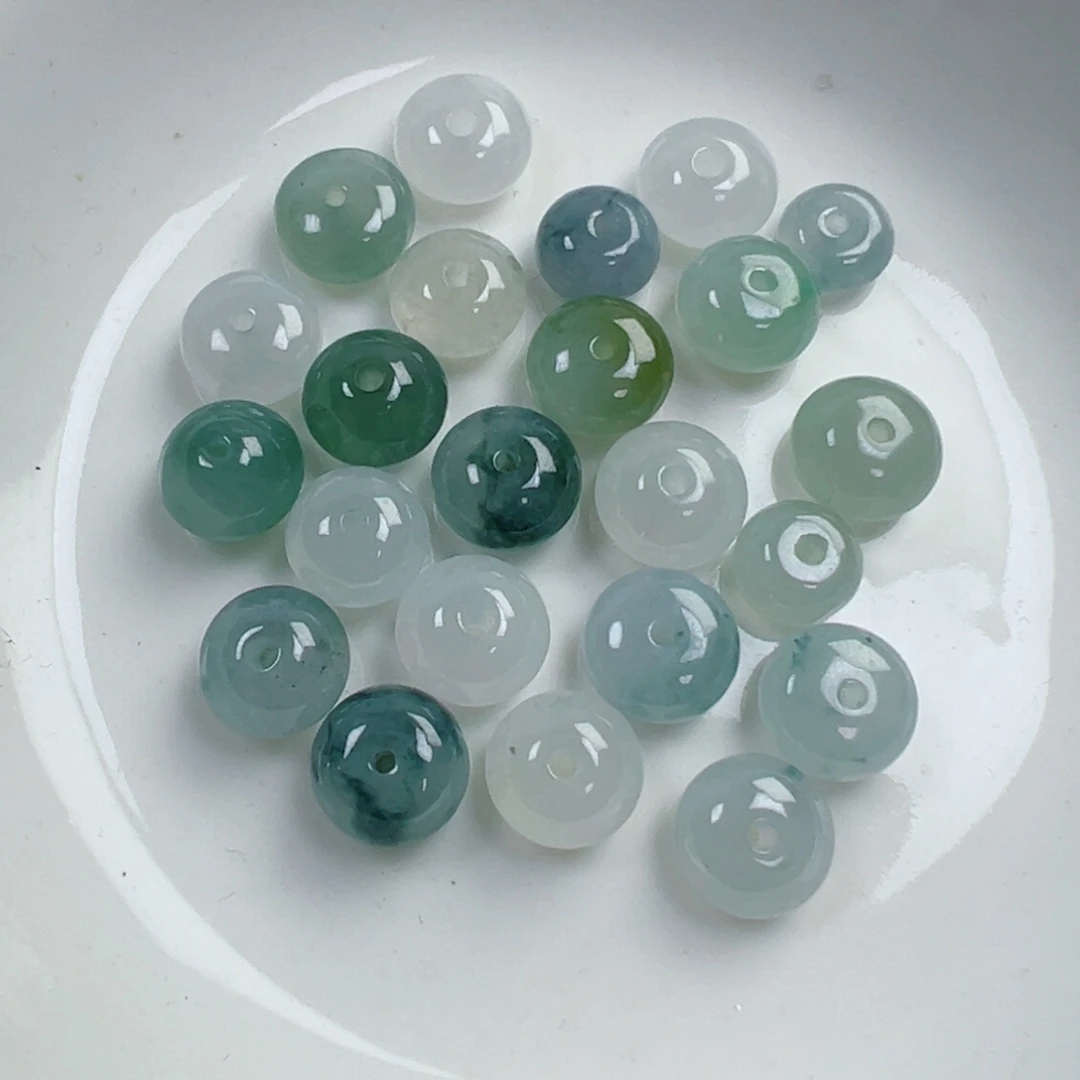 翡翠散珠翡翠鼓珠一颗可挑