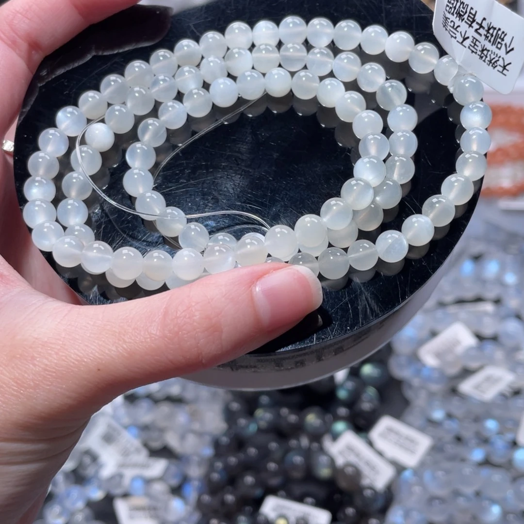 长石未镶嵌手链多圈白月光6m+