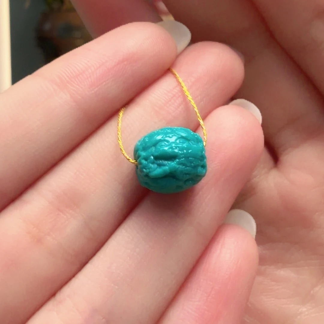 绿松石未镶嵌颈饰