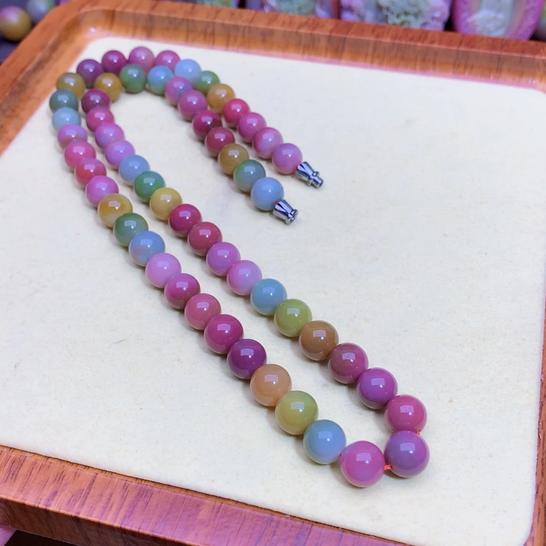 玛瑙未镶嵌项链盐源