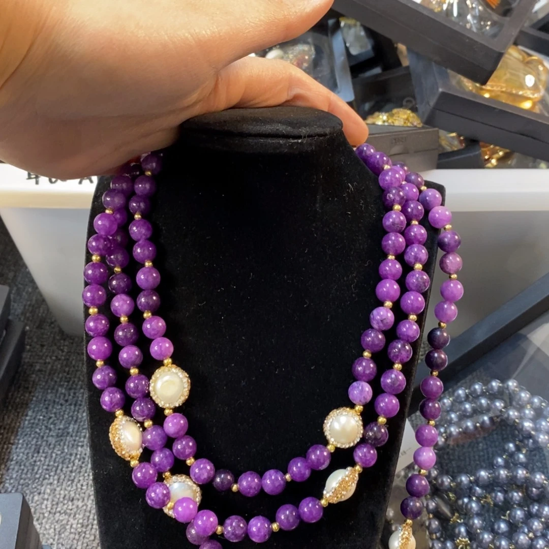 活***圈琉璃铜合金合金紫色