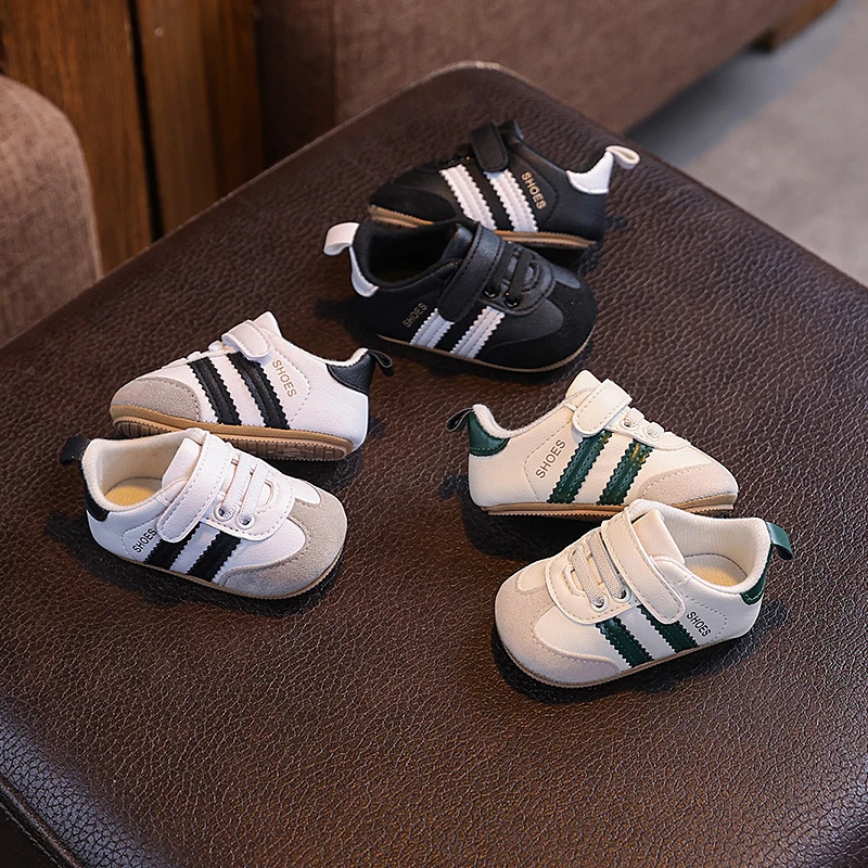 春秋季婴儿鞋子6-12个月软底防滑学步鞋新生小月龄男女宝宝3个月