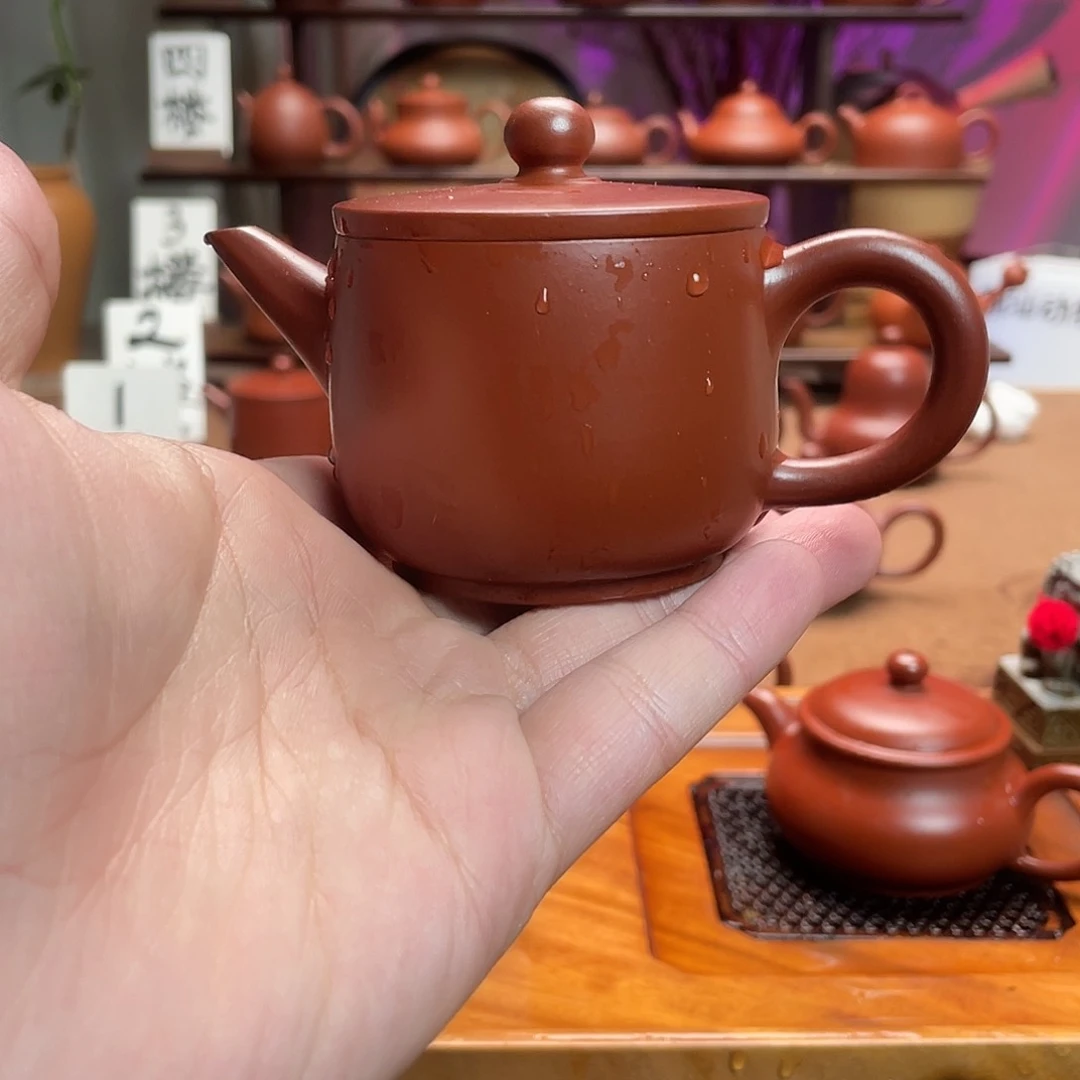 紫砂茶壶键*汉瓦手拉