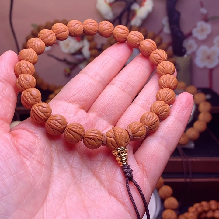 桃核手串不*龙纹桃核