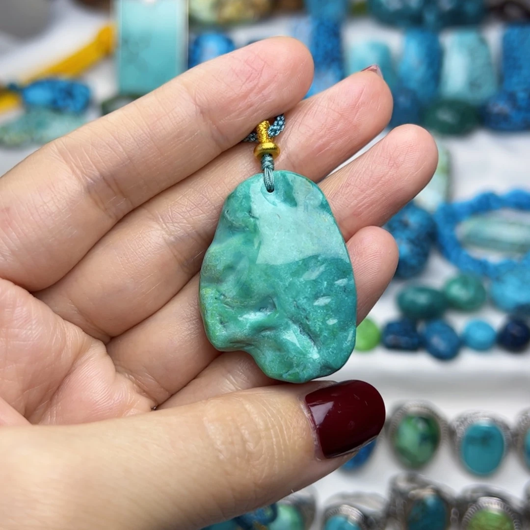 绿松石珠宝奇石未镶嵌