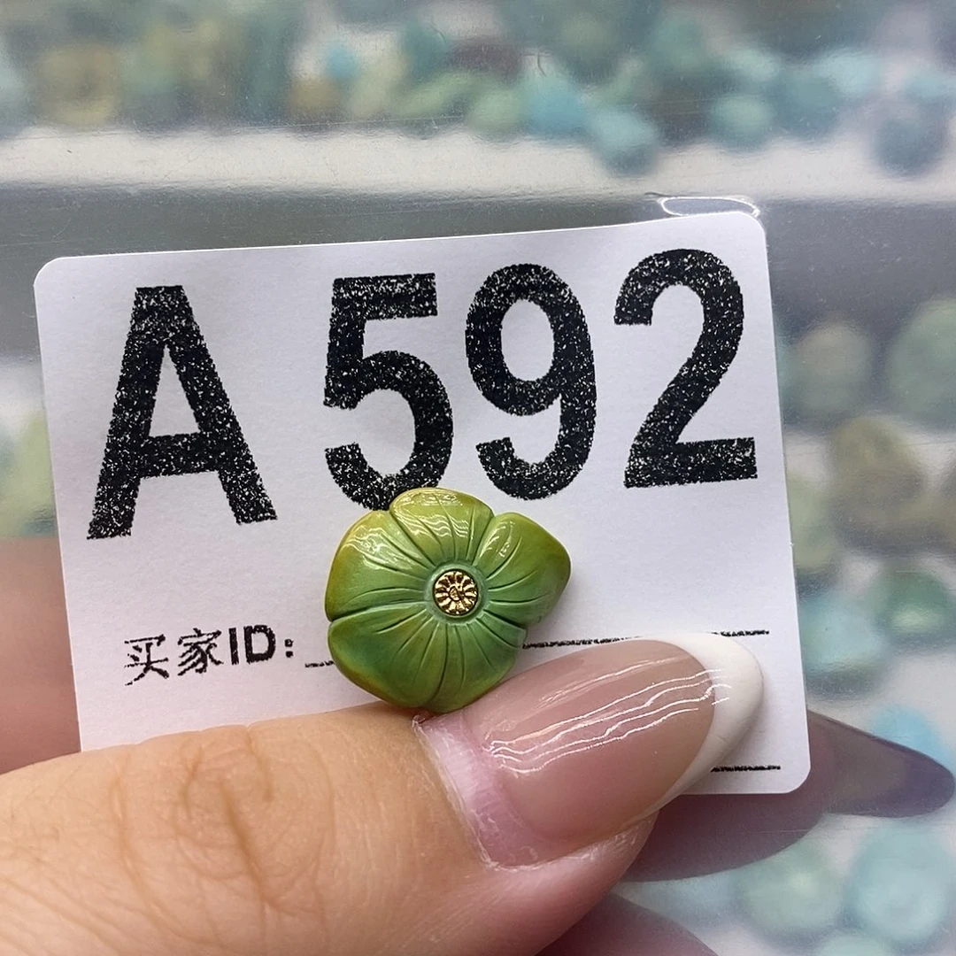 未镶嵌绿松石绿松石配饰定制巧*子