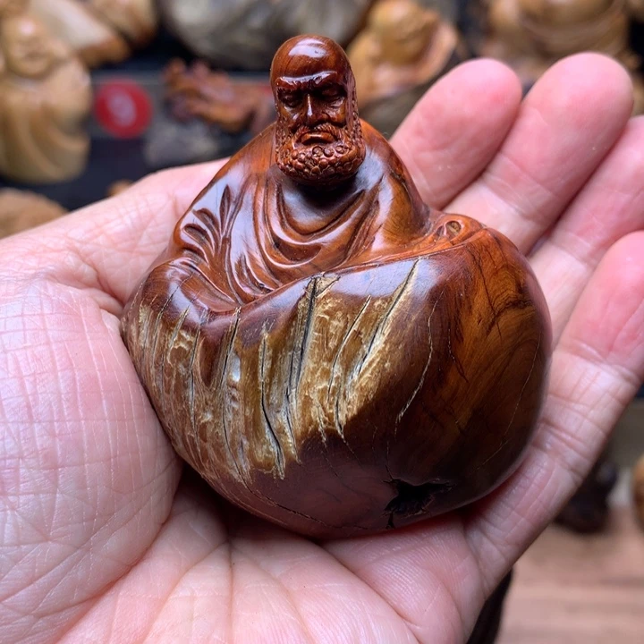 柏木（崖柏）崖柏陈化料手把件