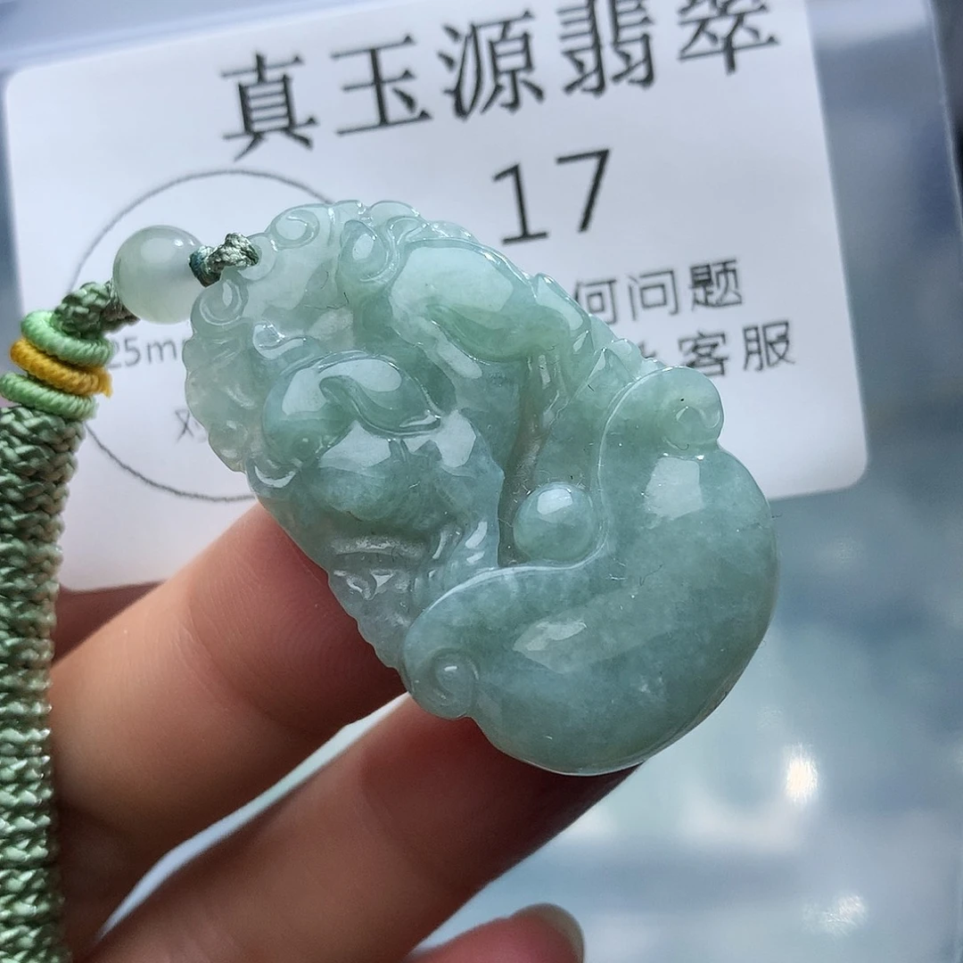 翡翠未镶嵌颈饰17