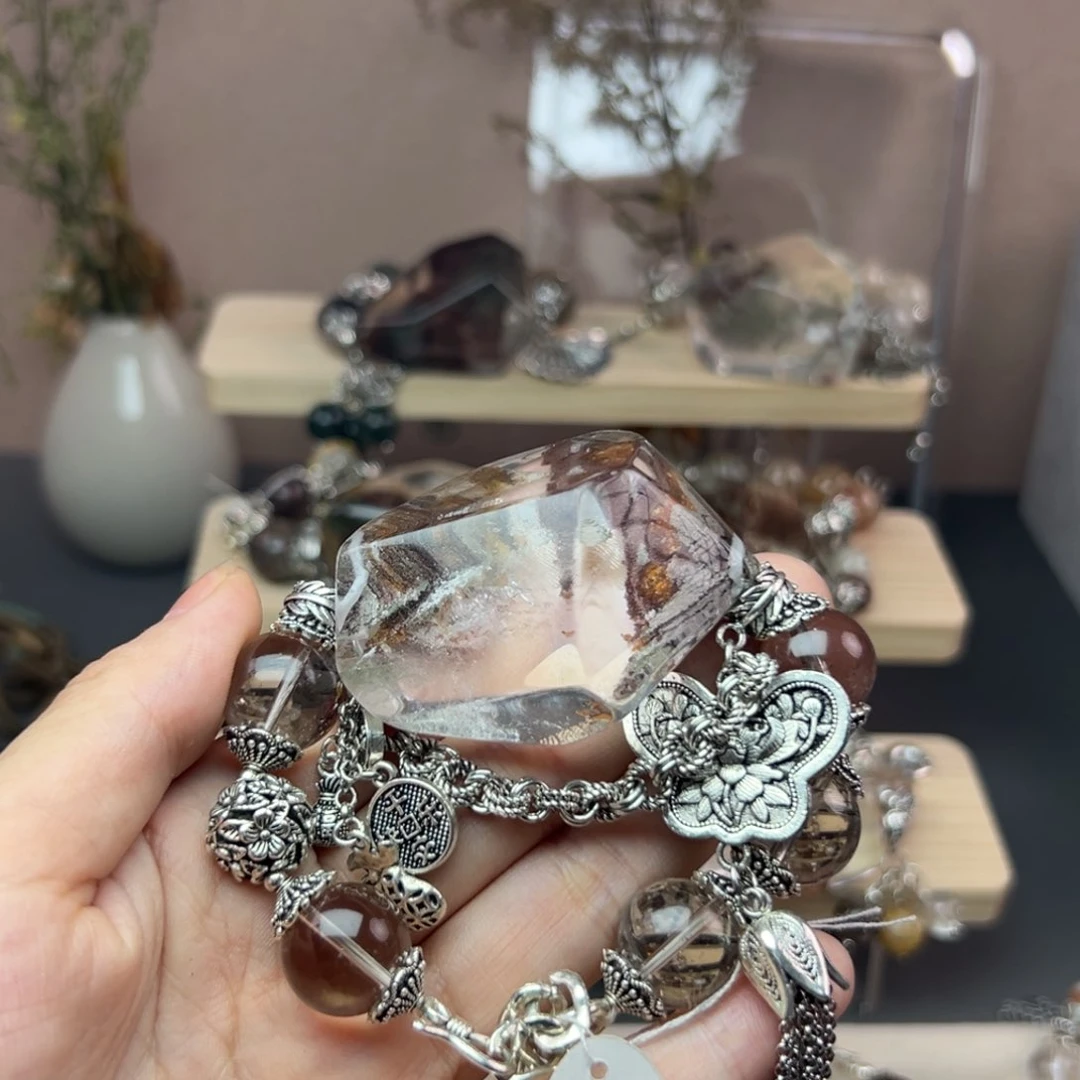 水晶手链合金熊**.手串