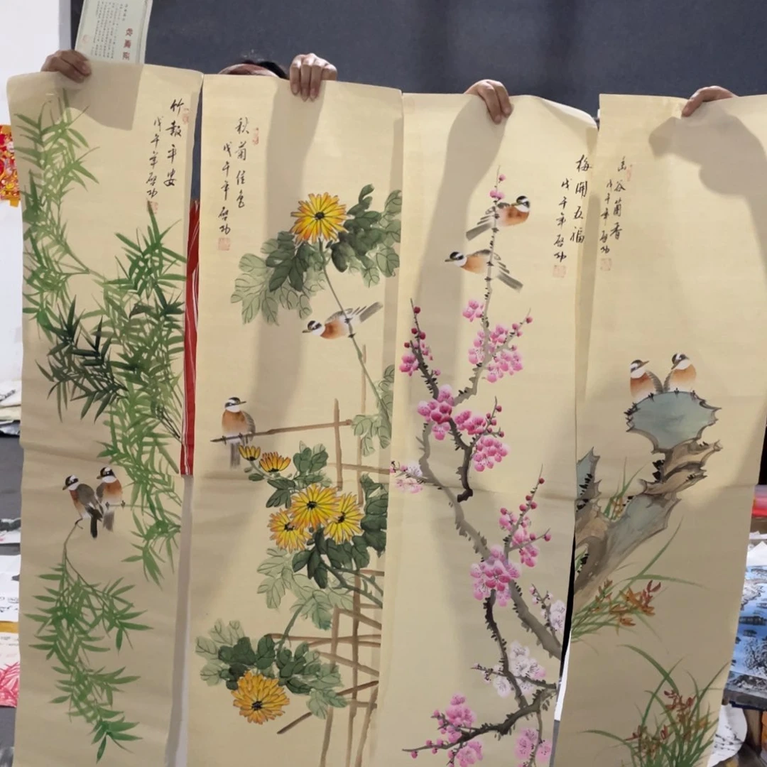 年画和绘画作品的创作
