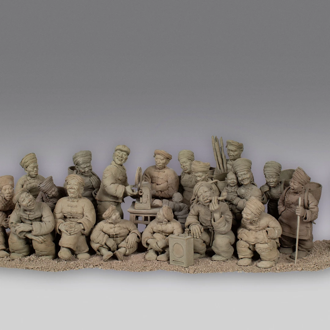 入选全国美展作品《春到苗寨》