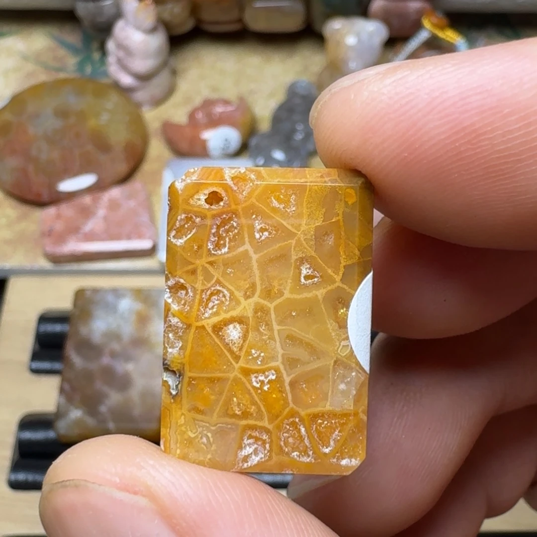 硅化玉纯天然色有机玉石保真色未镶嵌