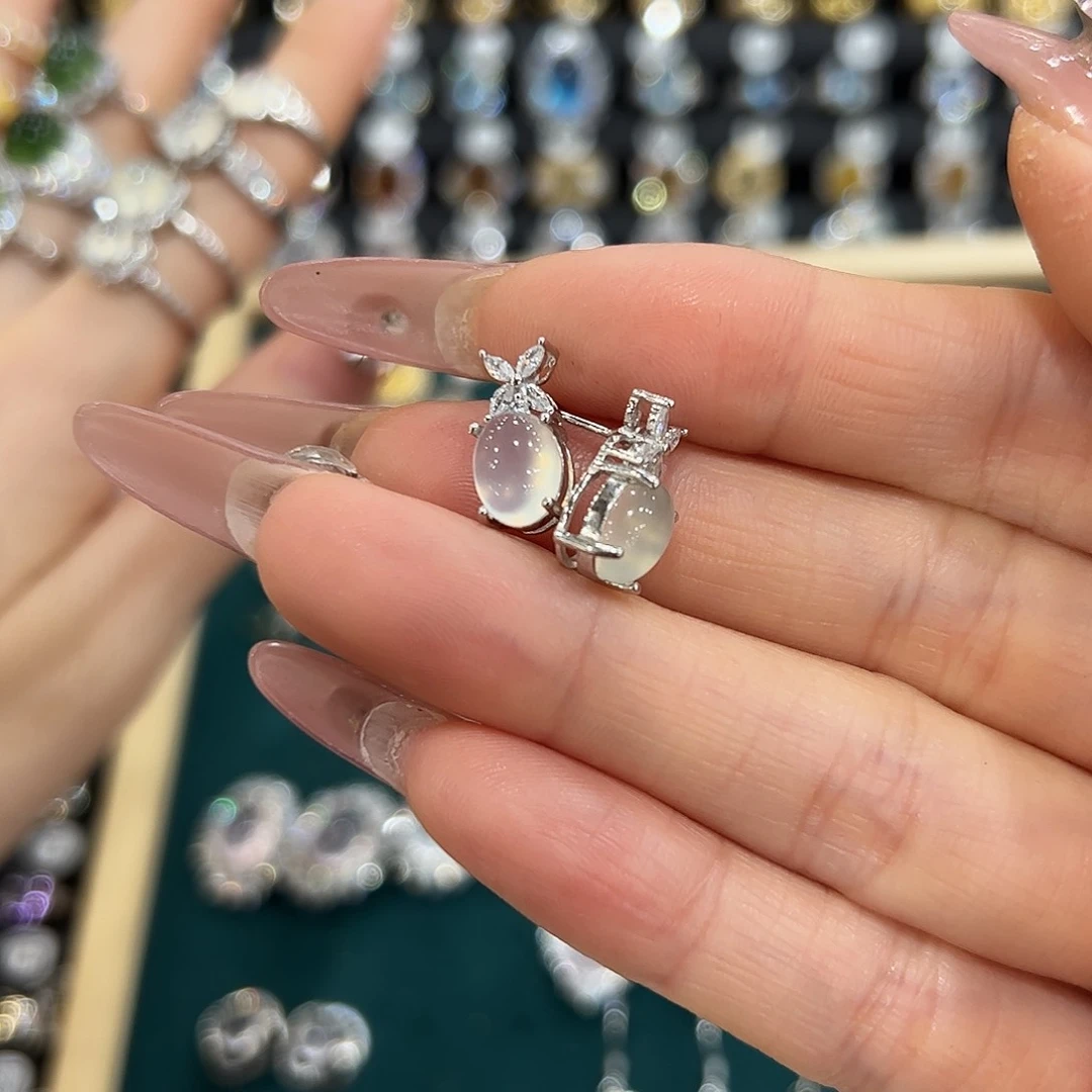 金色拖不保色介意慎拍银托不掉色哦银S925镶嵌水哪****a