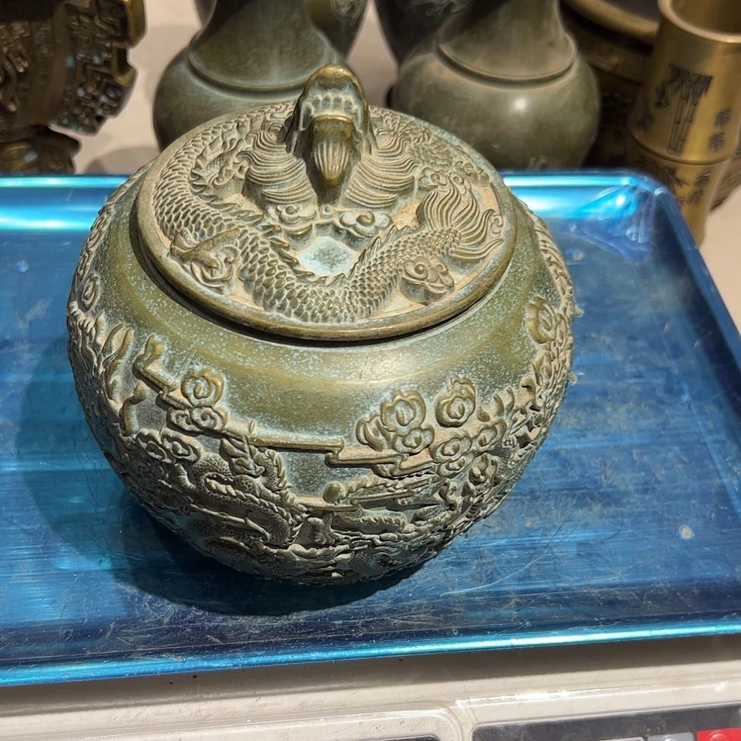 C****平微瑕疵黄铜摆件工艺品