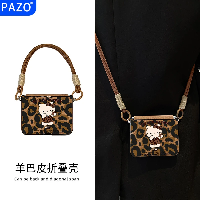 适用华为purax手机壳秋冬Pura X保护壳典藏版带挂绳全包防摔豹纹