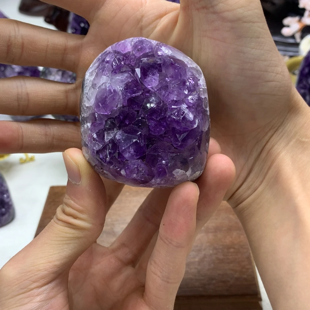 紫晶珠宝半成品未镶嵌