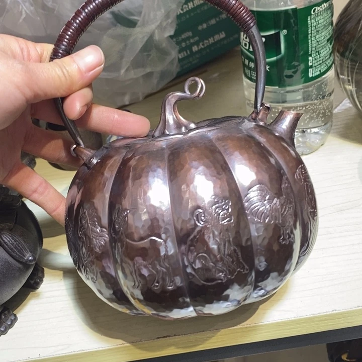 蜜安罐瓷香炉锡茶则