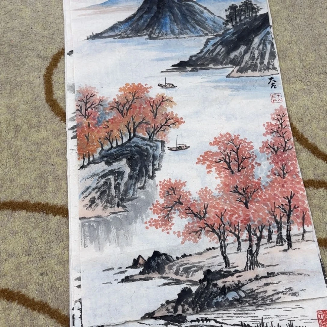 国画左庭强小品艺