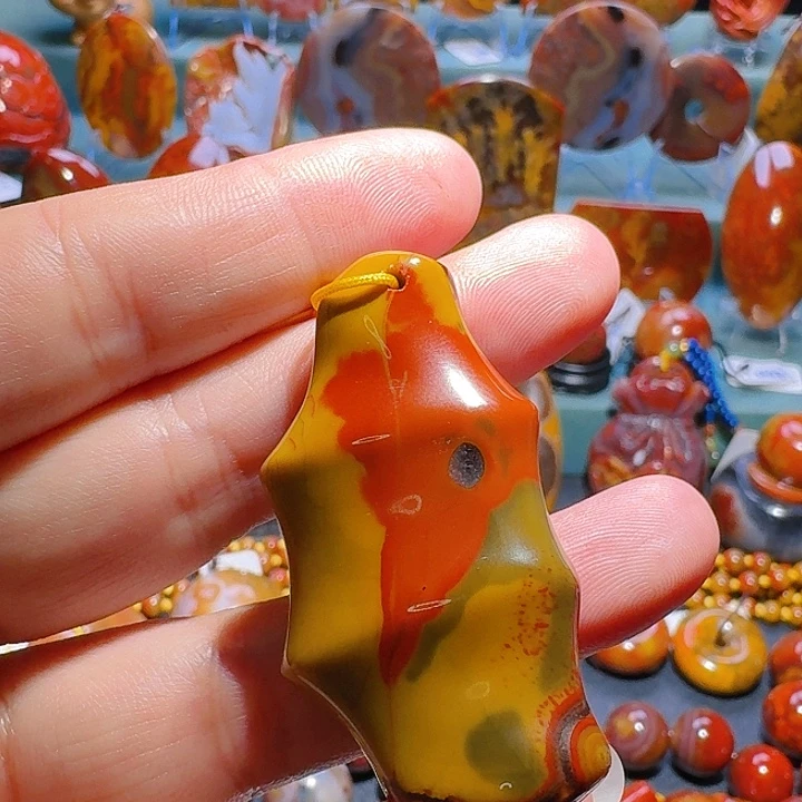 未镶嵌玛瑙/玉髓珠宝半成品