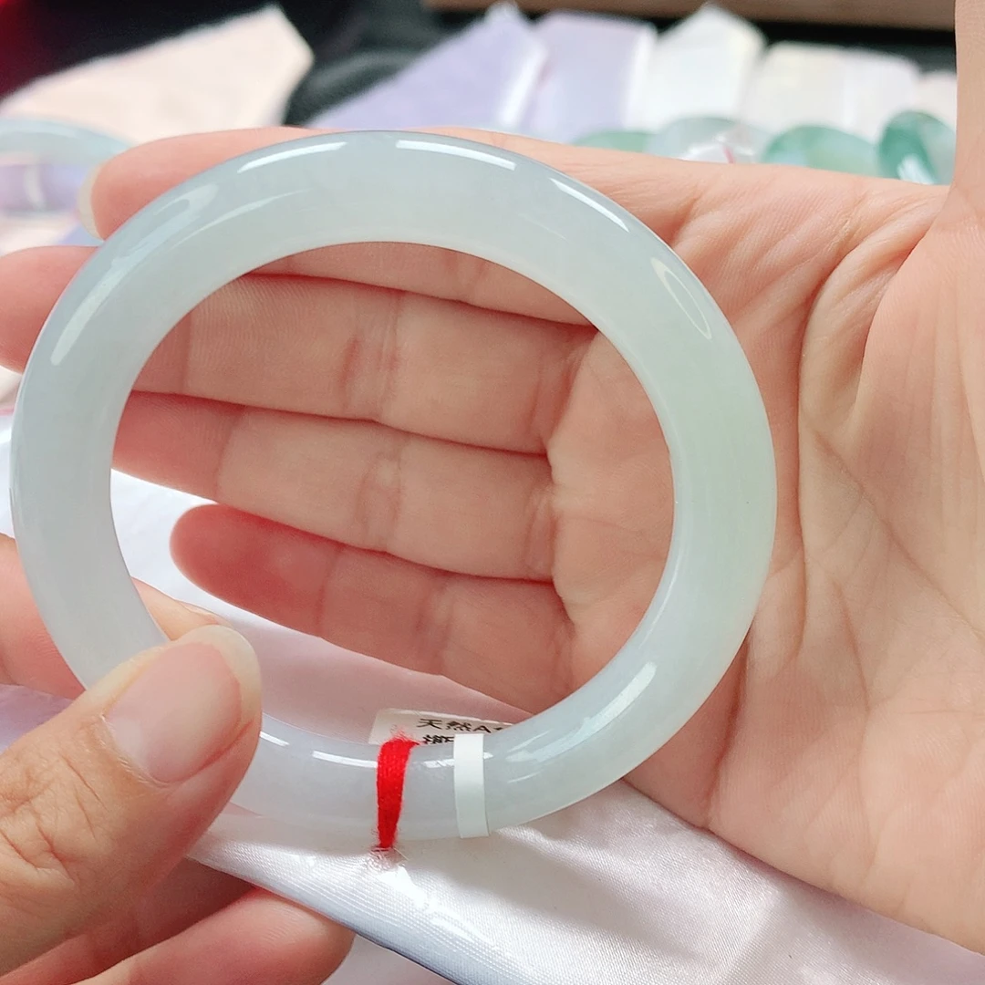 ℳ***好翡翠未镶嵌手镯56圆