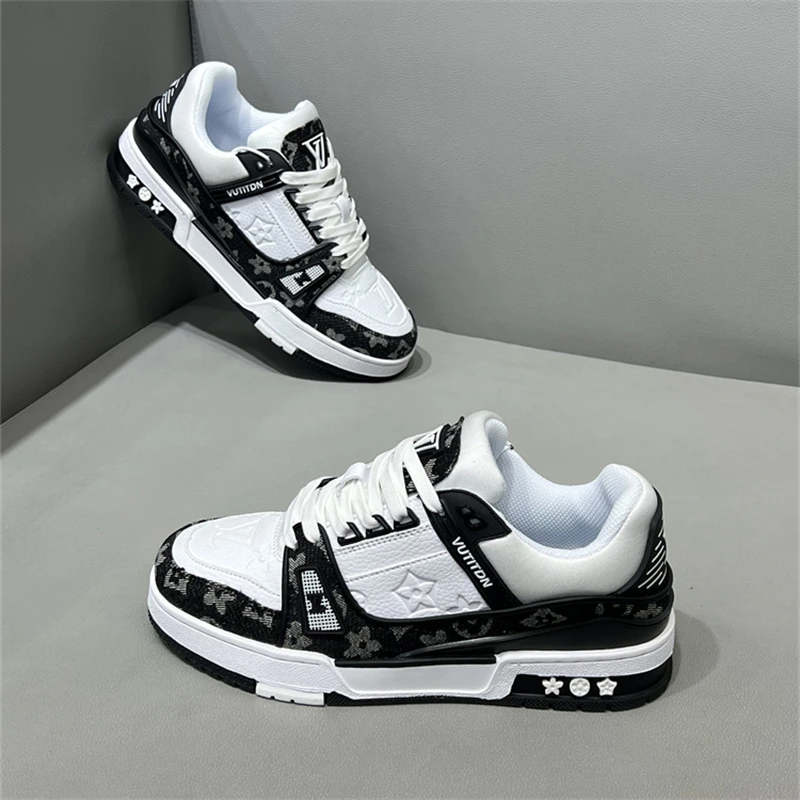 男鞋2025秋季新款时尚休闲鞋情侣款百搭低帮运动鞋舒适潮流板鞋男