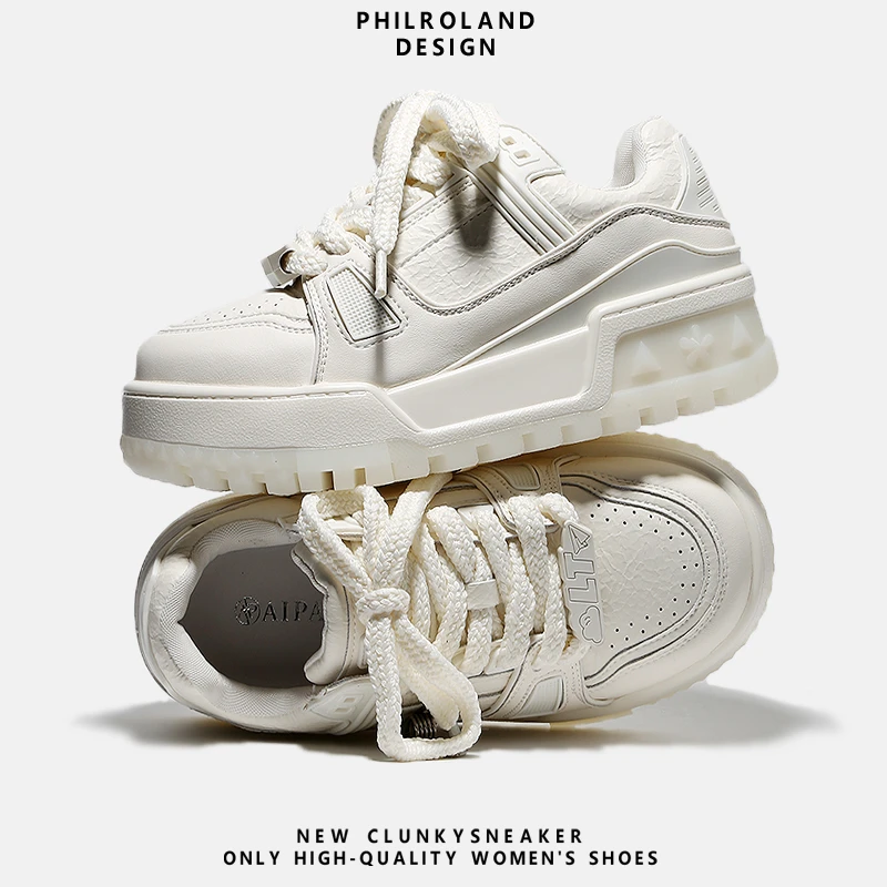 面包板鞋女2025秋季新款ins韩版潮流时尚小白鞋休闲鞋小众