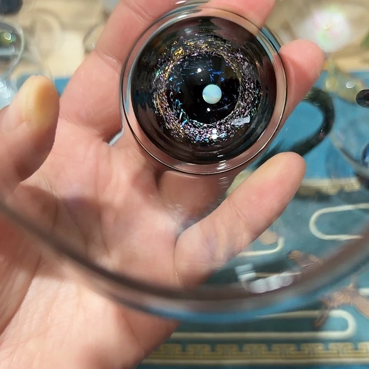 琉璃手工艺品玻璃茶器星云依然