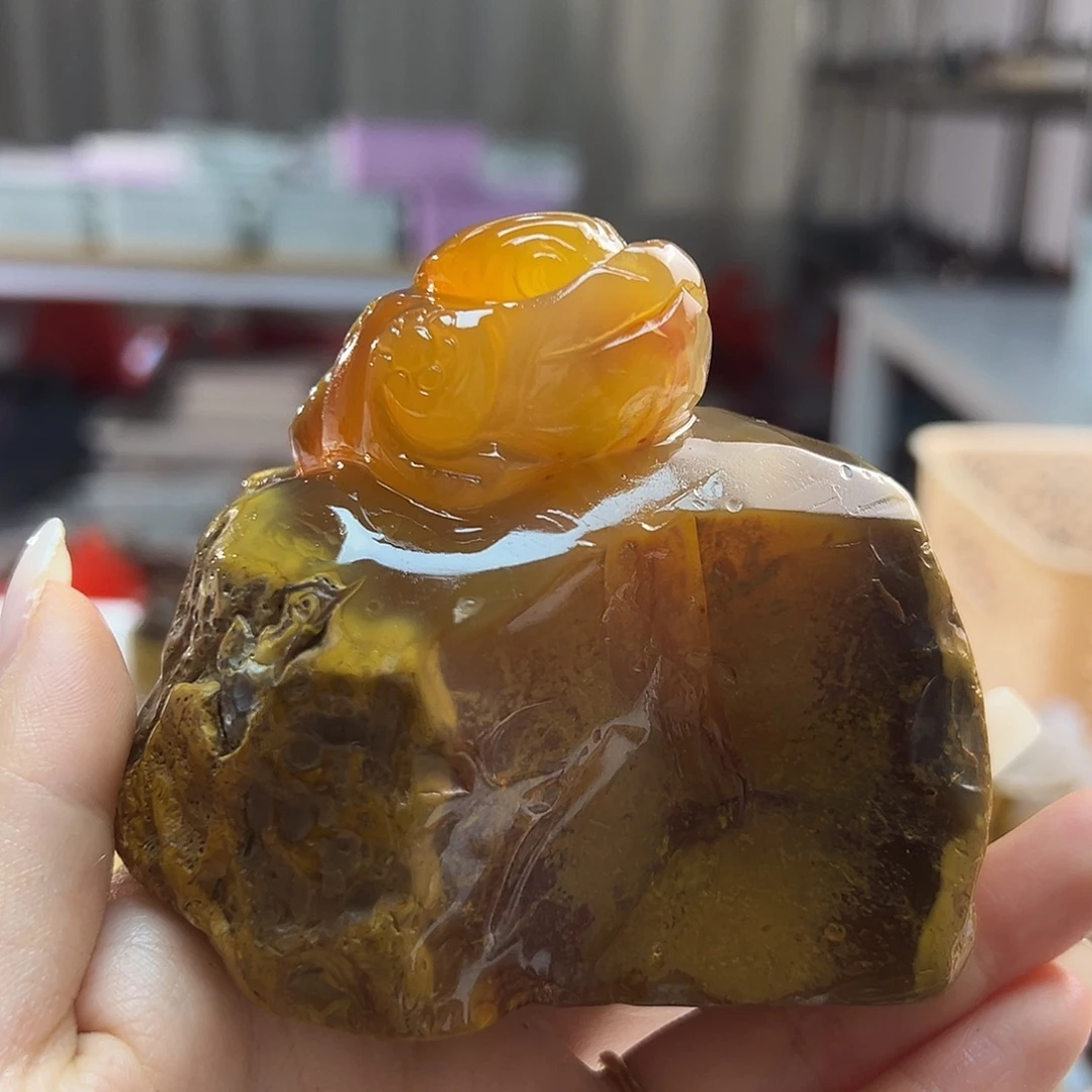 玛瑙/玉髓未镶嵌吊坠(不含链)