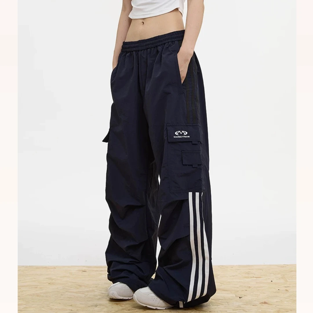 【美式三杠】工装裤女