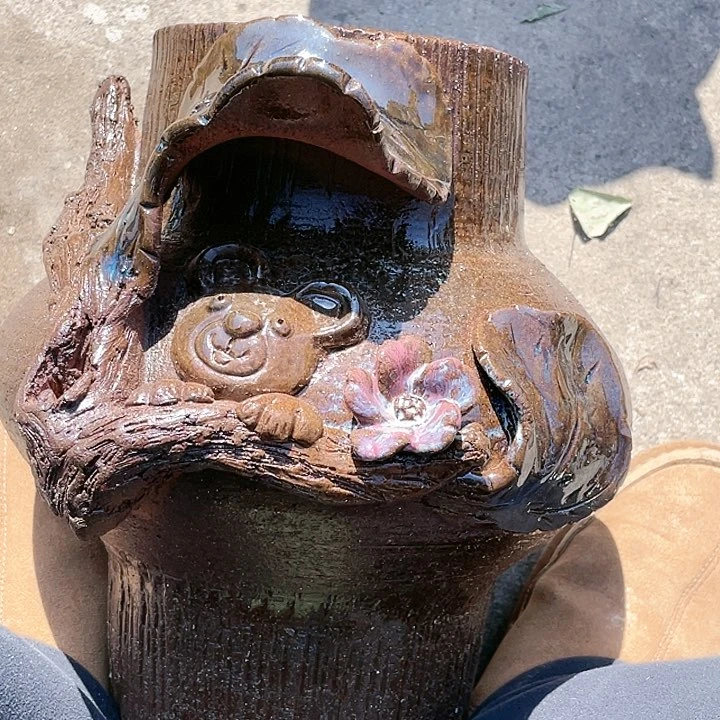 紫砂花盆15.29无孔无孔