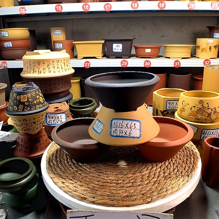 宜兴紫砂花盆1235465