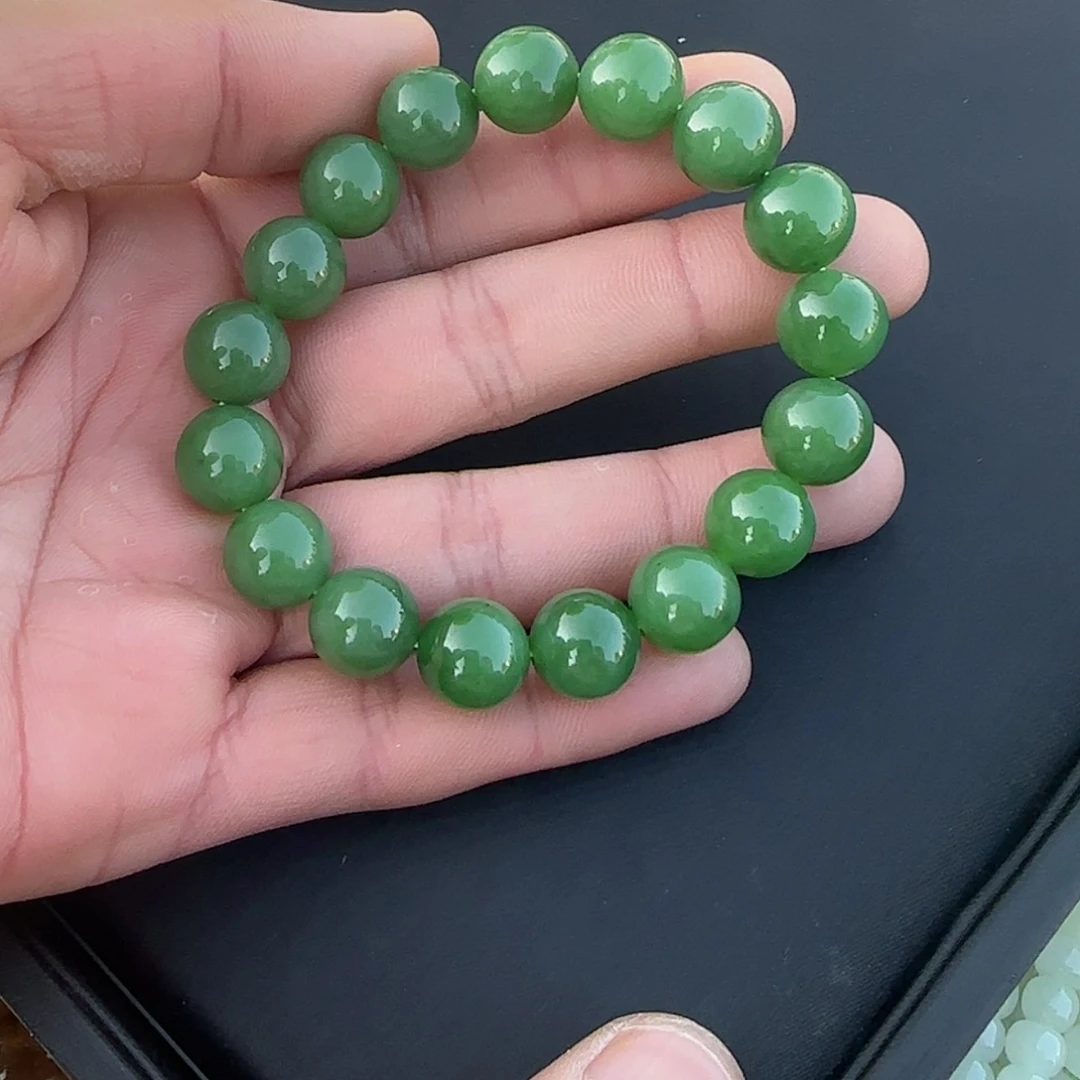 【闪购商品】和田玉手串未镶嵌碧玉手串