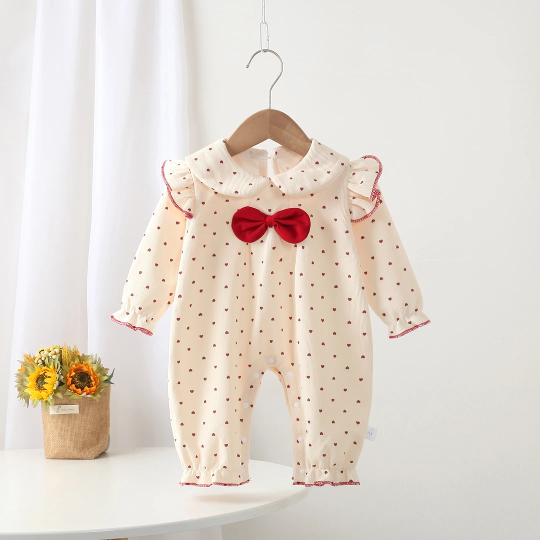 甜美娃娃领春秋哈衣