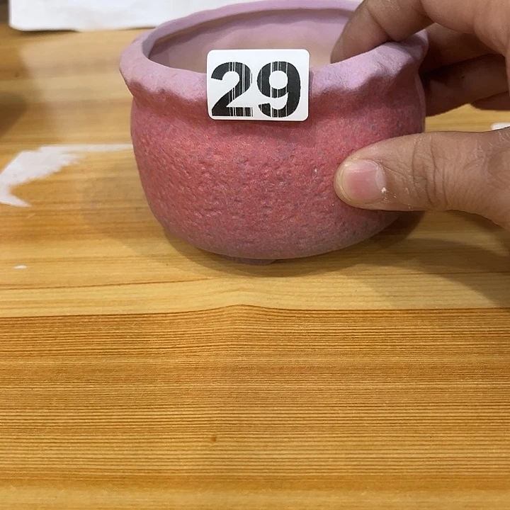 陶麦饭石多肉花盆内口8.5内高6