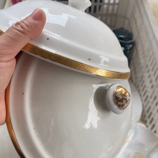 库存陶瓷瑕疵不影响使用19cm