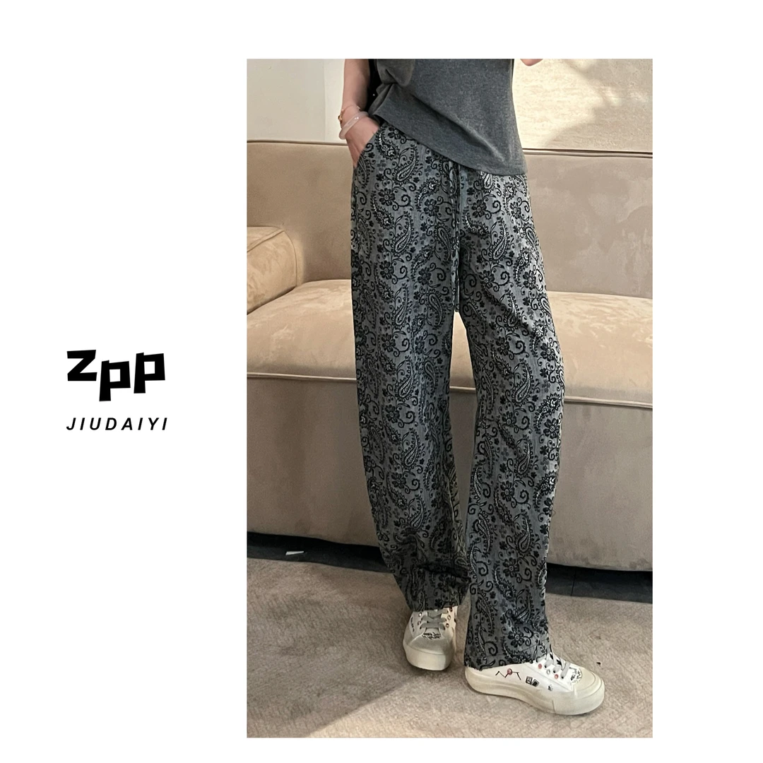 玖黛衣现货【腰果裤】新款显瘦韩系宽松百搭裤子KZP40008 KZP40009