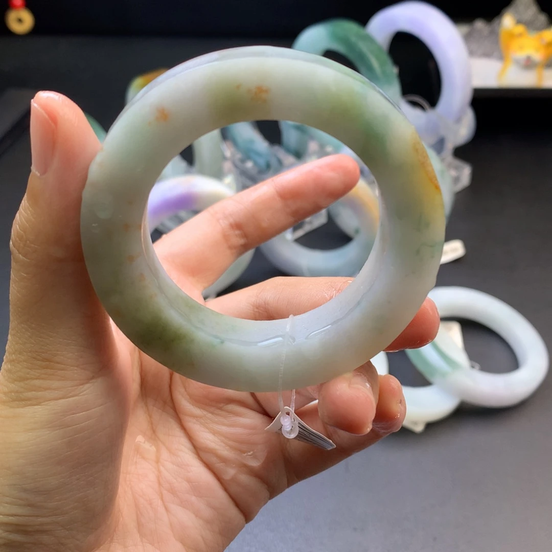 定制翡翠翡翠未镶嵌撒金