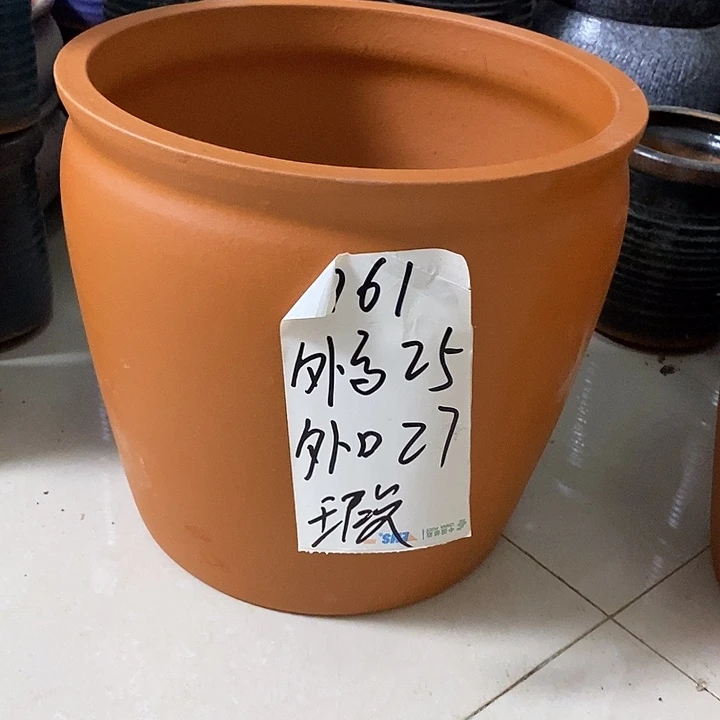 粗陶红陶绿植花盆761