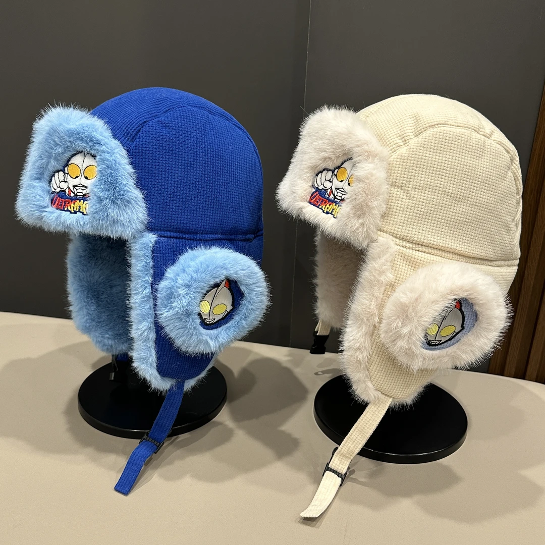 【超暖】儿童冬季帽奥特曼男童雷锋帽保暖加厚加绒女童护耳帽库洛米