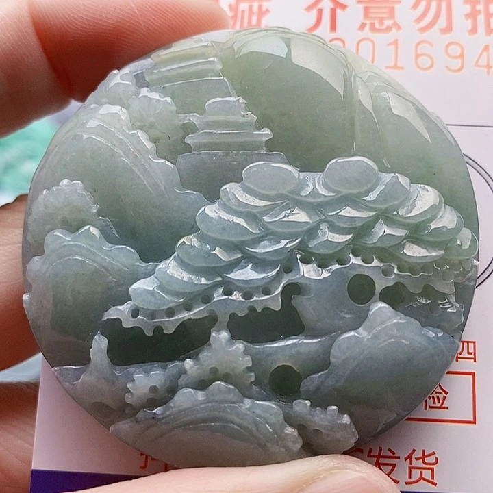吊坠(不含链)未镶嵌翡翠