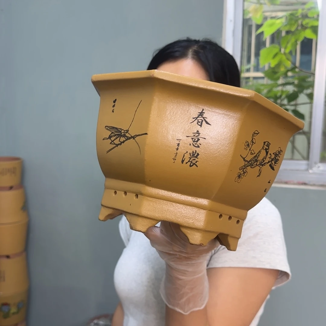 紫砂花盆紫砂口径27