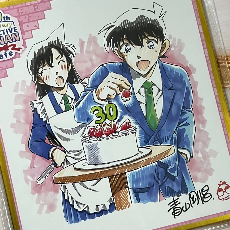 【名侦探柯南】金属吧唧精美色纸小卡
